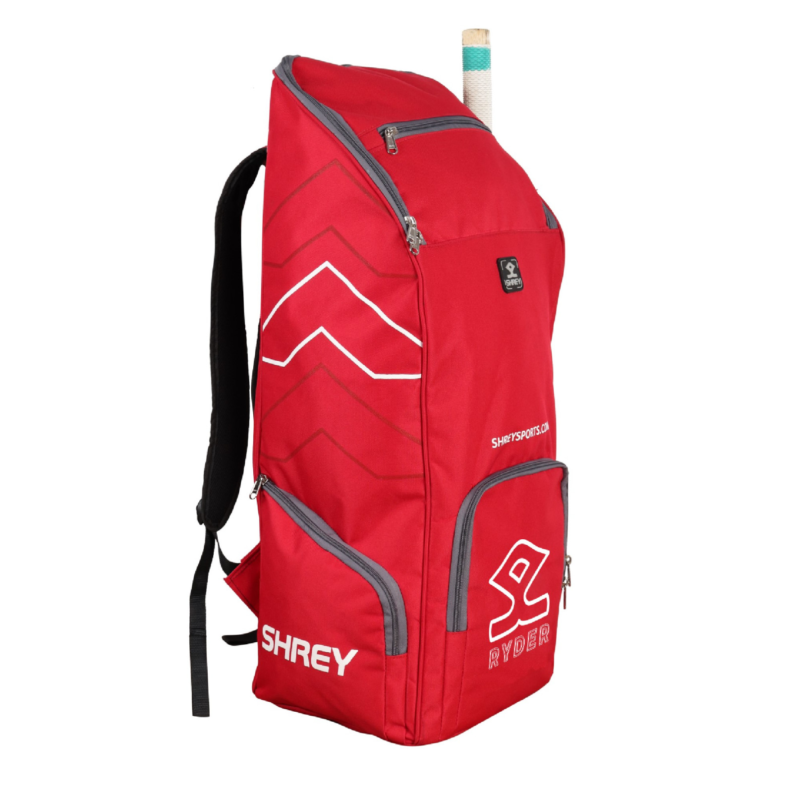 Shrey Ryder Duffle Bag - Red (2023) - Shrey Ryder Duffle Bag - Red (2023) - Shrey Ryder Duffle Bag - Red (2023) - Shrey Ryder Du