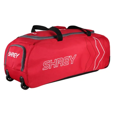 Shrey Ryder Wheelie Bag - Red (2023) - Shrey Ryder Wheelie Bag - Red (2023) - Shrey Ryder Wheelie Bag - Red (2023) - Shrey Ryder