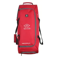 🔥 Shrey Ryder Wheelie Bag - Red (2023) | Next Day Delivery 🔥