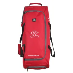 Shrey Ryder Wheelie Bag - Red (2023) - Shrey Ryder Wheelie Bag - Red (2023) - Shrey Ryder Wheelie Bag - Red (2023) - Shrey Ryder