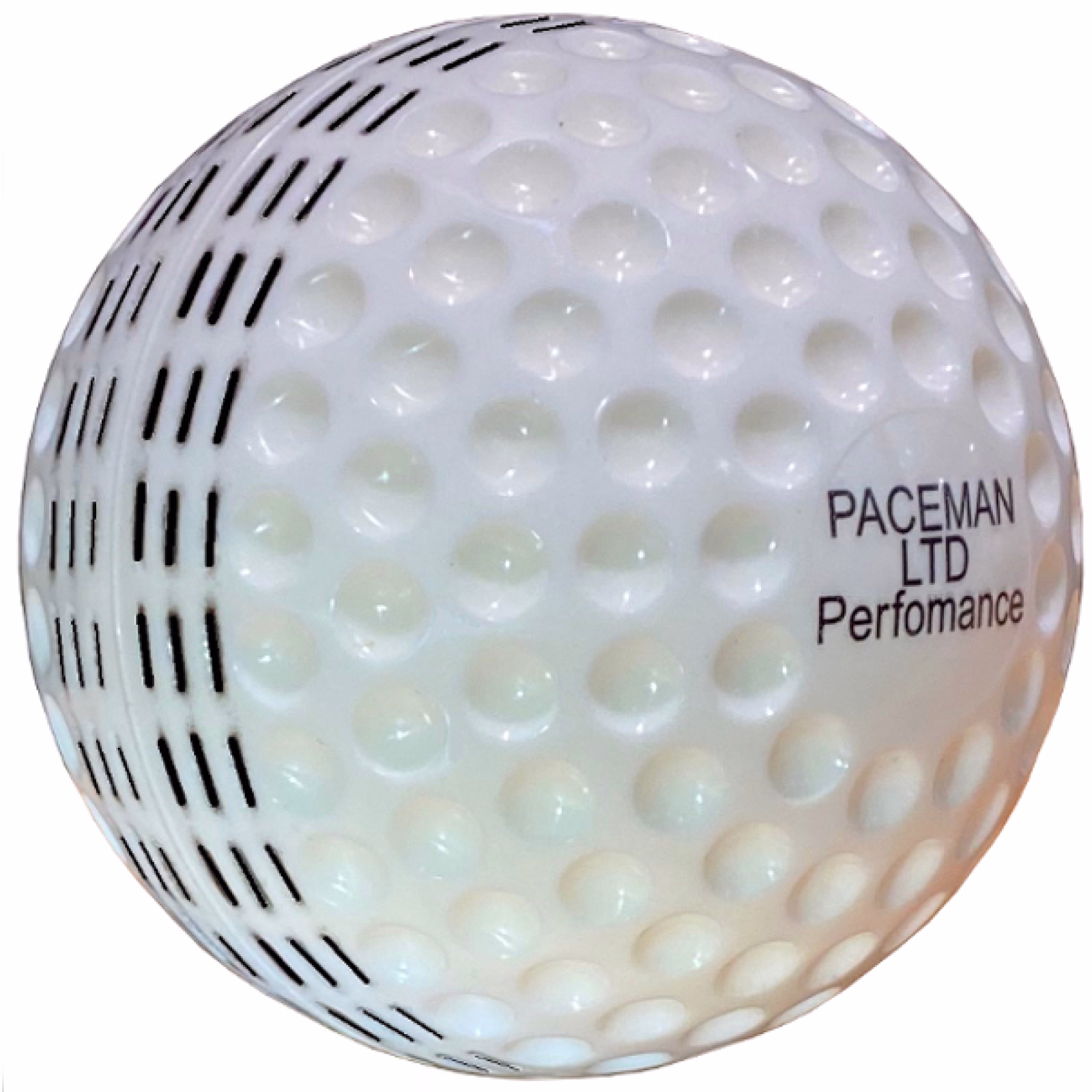Paceman/Slider Light Balls - White (12 Pack) - Side View