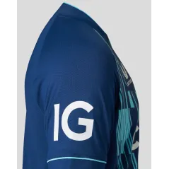 England Cricket Junior Replica ODI Short Sleeve Shirt - Blue