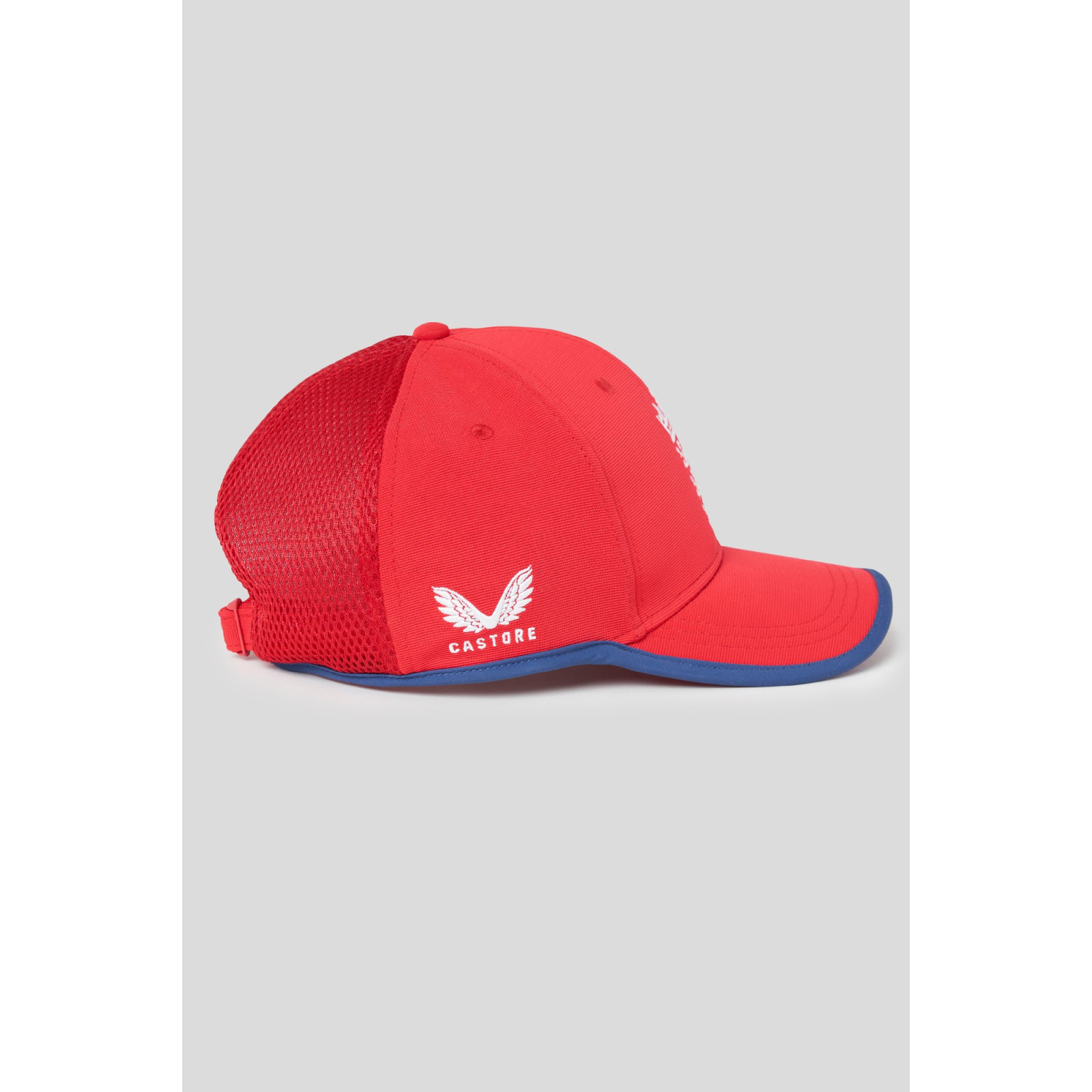 England Cricket T20 Adjustable Cap - Red (2022/23) - Side View
