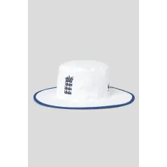 🔥 England Cricket Wide Brim Hat - White (2023/24) | Next Day Delivery 🔥