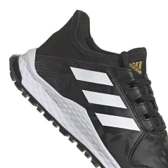 Adidas Hockey Youngstar Junior Shoes - Black (2023/24) - View 10 of 11