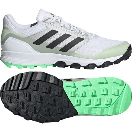 Adidas Flexcloud 2.1 Hockey Shoes - White (2023/24) - Adidas Flexcloud 2.1 Hockey Shoes - White (2023/24) - Adidas Flexcloud 2.1