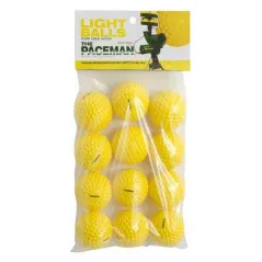 Paceman/Slider Light Balls - Yellow (12 Pack) - Paceman/Slider Light Balls - Yellow (12 Pack) - Paceman/Slider Light Balls - Yel