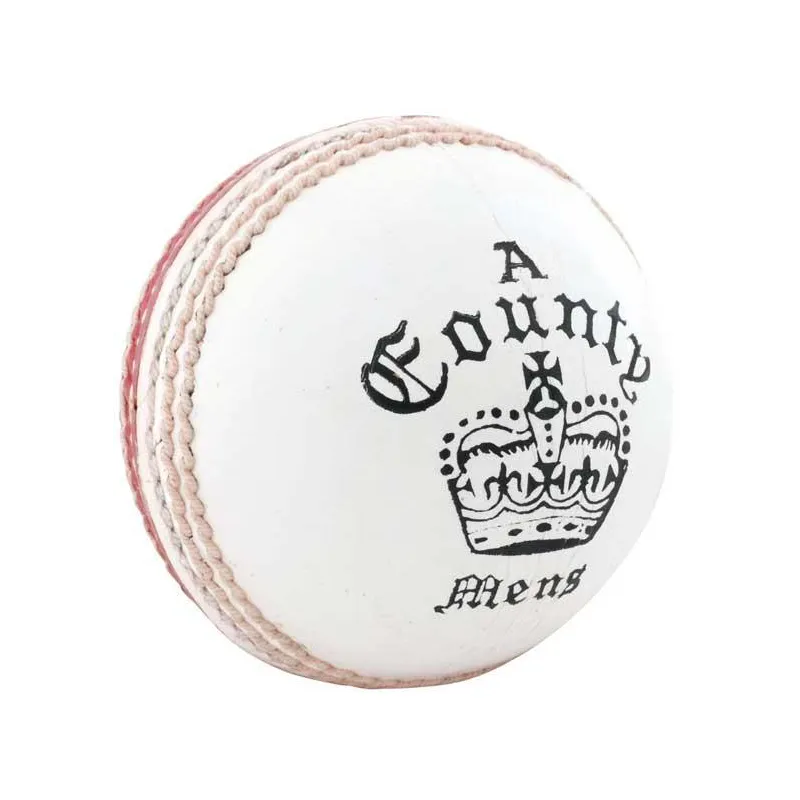 Readers County Crown Cricket Ball (Red/White)