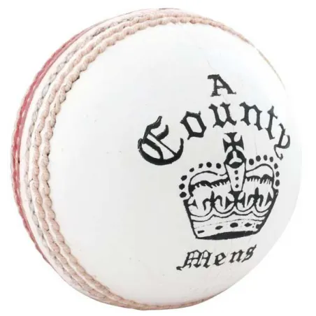 Readers County Crown Cricket Ball (Rouge / Blanc) - Ballons de