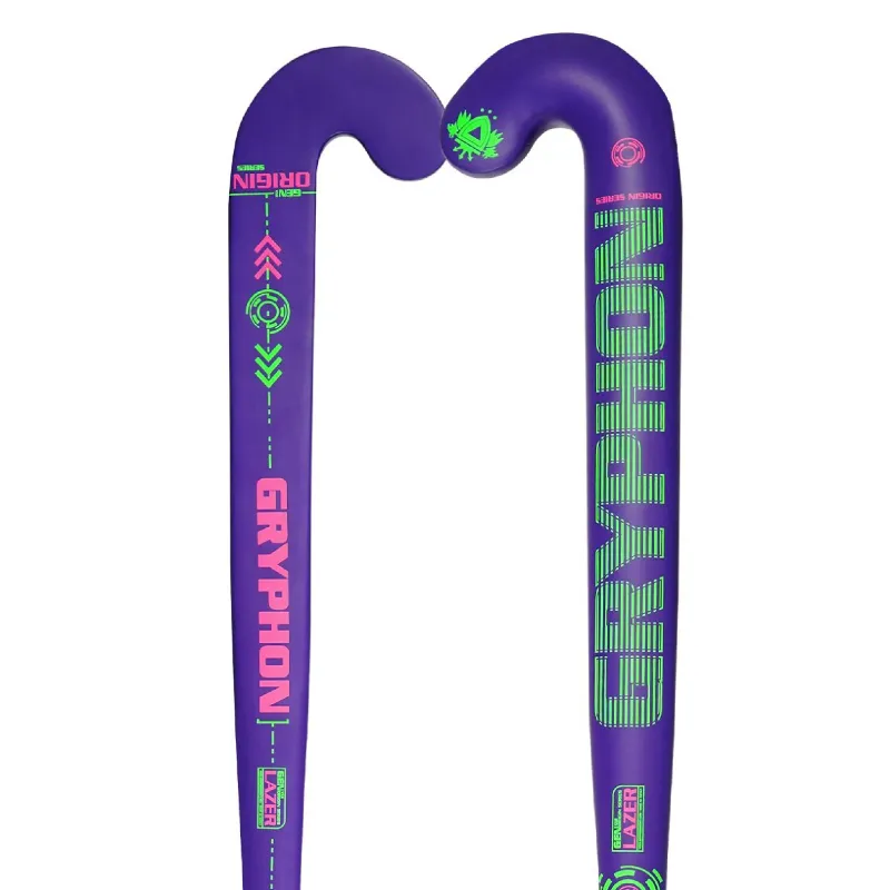 🔥 Gryphon Lazer GXXII Junior Hockey Stick - Purple (2022/23) | Next Day Delivery 🔥