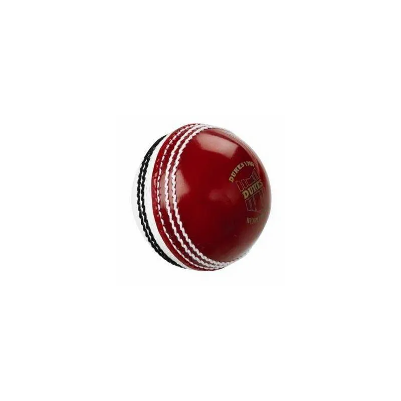 Balle de Cricket Dukes Soft Impact - Rouge / Blanc