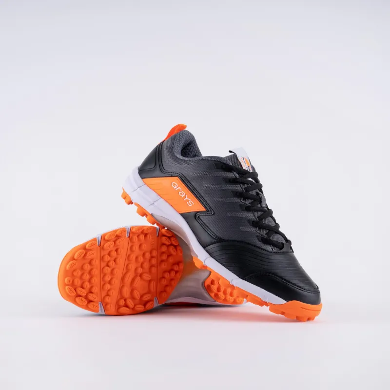Grays Flash 3.0 Hockey Shoes - Black/Orange