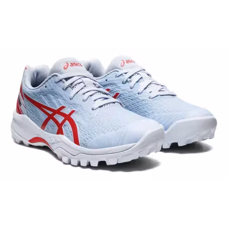 Asics Gel-Field Speed GS Junior Hockeyschuhe - Himmelblau/Rot (2022/23)