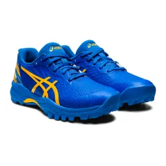 🔥 Asics Gel-Field Speed GS Junior Hockey Shoes - Blue/Yellow (2022/23) | Next Day Delivery 🔥