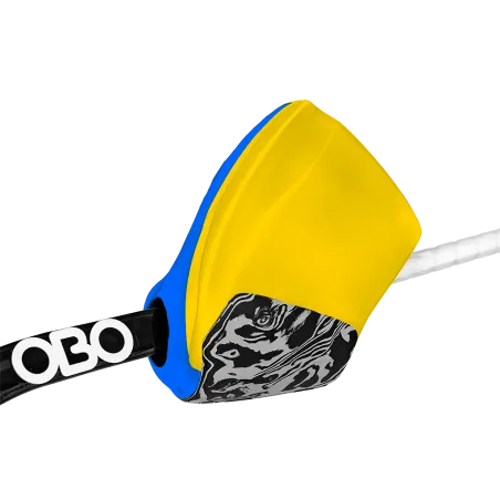 OBO Robo Hi-Rebound Right Hand Protector - Yellow/Blue -
