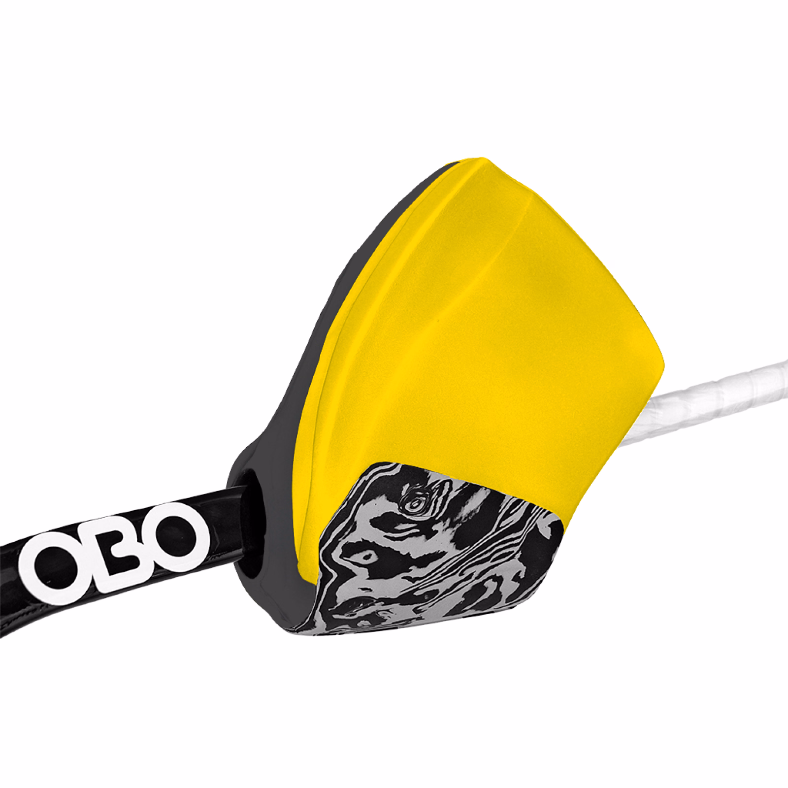 OBO Robo Hi-Rebound Right Hand Protector - Yellow/Black -