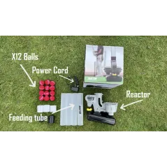 Joe Root Academy Reactor Bowling Machine - Close-up
