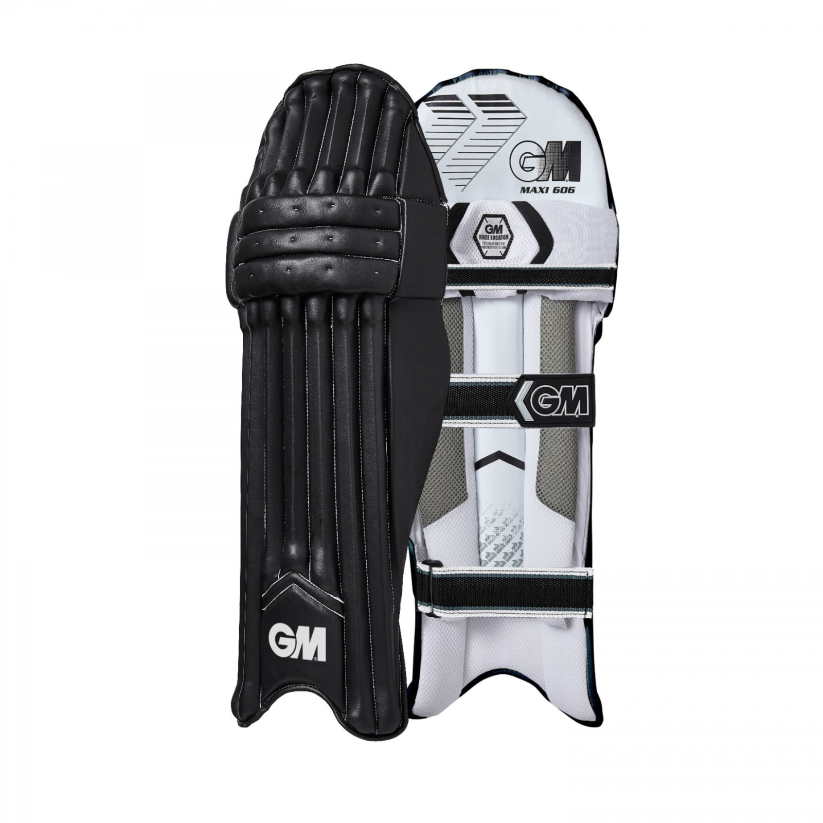GM Maxi 606 Black Cricket Pads (2023) - GM Maxi 606 Black Cricket Pads (2023) - GM Maxi 606 Black Cricket Pads (2023) - GM Maxi 