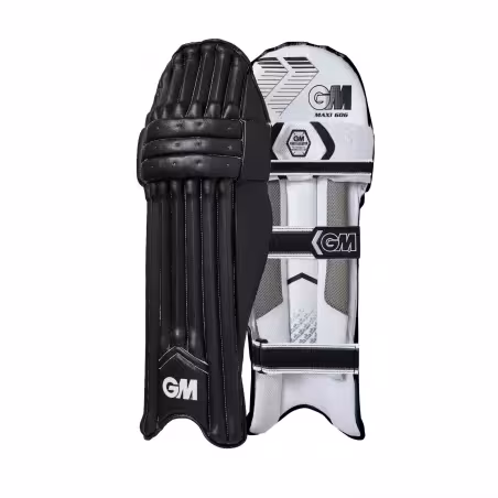 GM Maxi 606 Black Cricket Pads (2023)