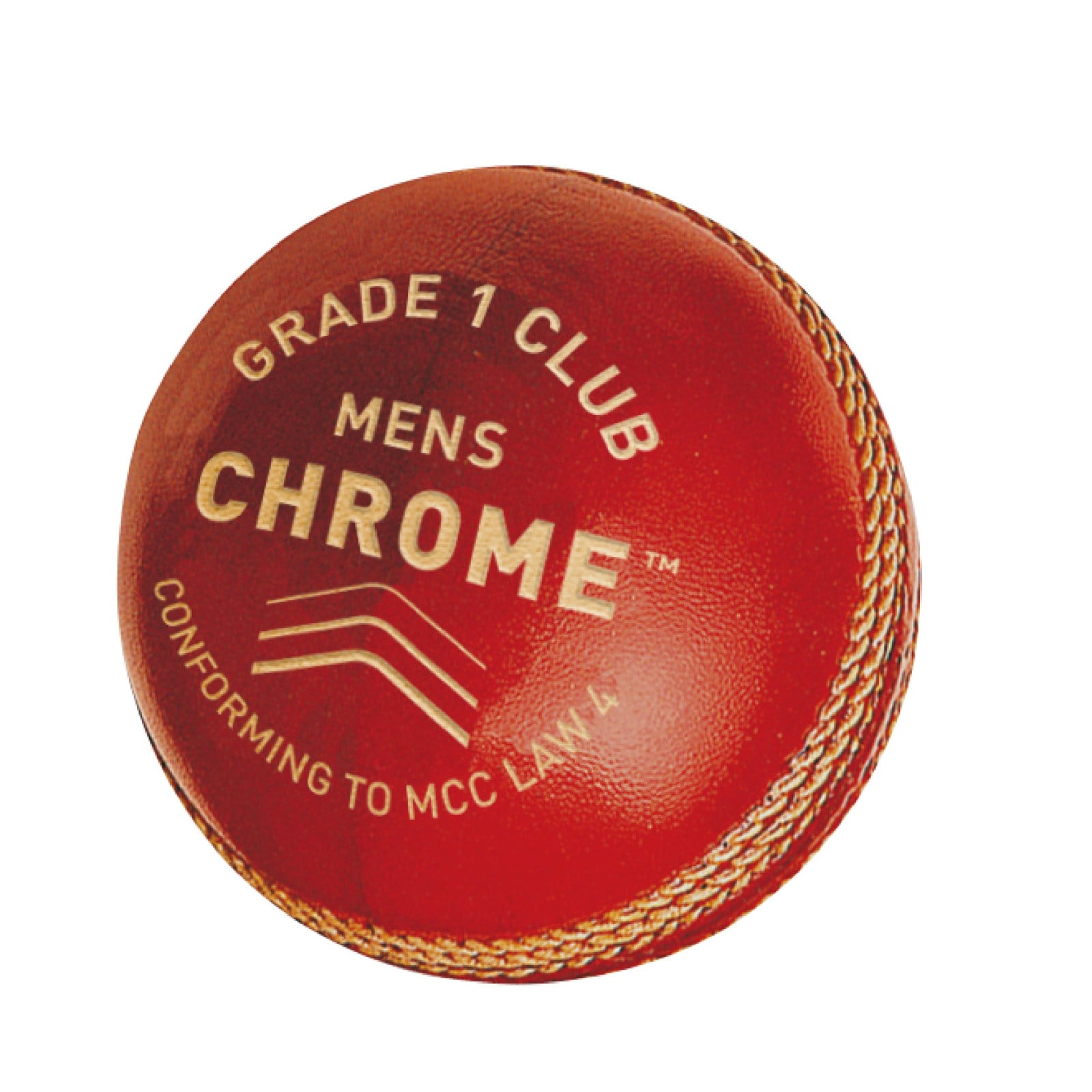 GM Chrome Cricket Ball - Red (2023) - GM Chrome Cricket Ball - Rojo (2023) - Bolas de partido senior