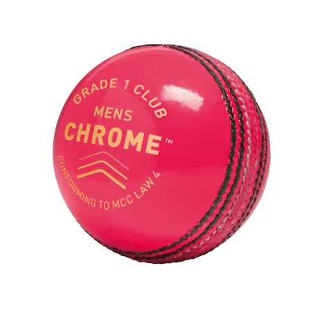 GM Chrome Cricket Ball - Pink (2023)