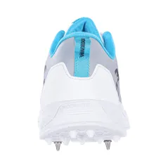Kookaburra KC 1.0 Spike Cricket Shoes - White/Mint/Grey (2023) - View 4 of 13