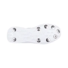 Kookaburra KC 1.0 Spike Cricket Shoes - White/Mint/Grey (2023) - View 9 of 13