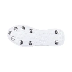 Kookaburra KC 1.0 Spike Cricket Shoes - White/Mint/Grey (2023) - View 10 of 13