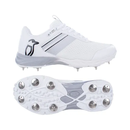 Acheter Kookaburra KC 2.0 Spike Junior Cricket Shoes - White/Grey (2023)