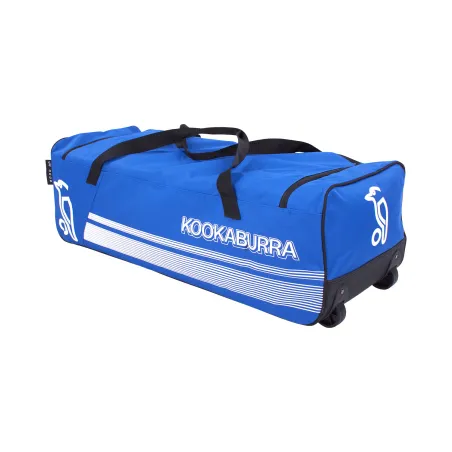 Kookaburra 9000 Wheelie Bag - Blue/White (2023)