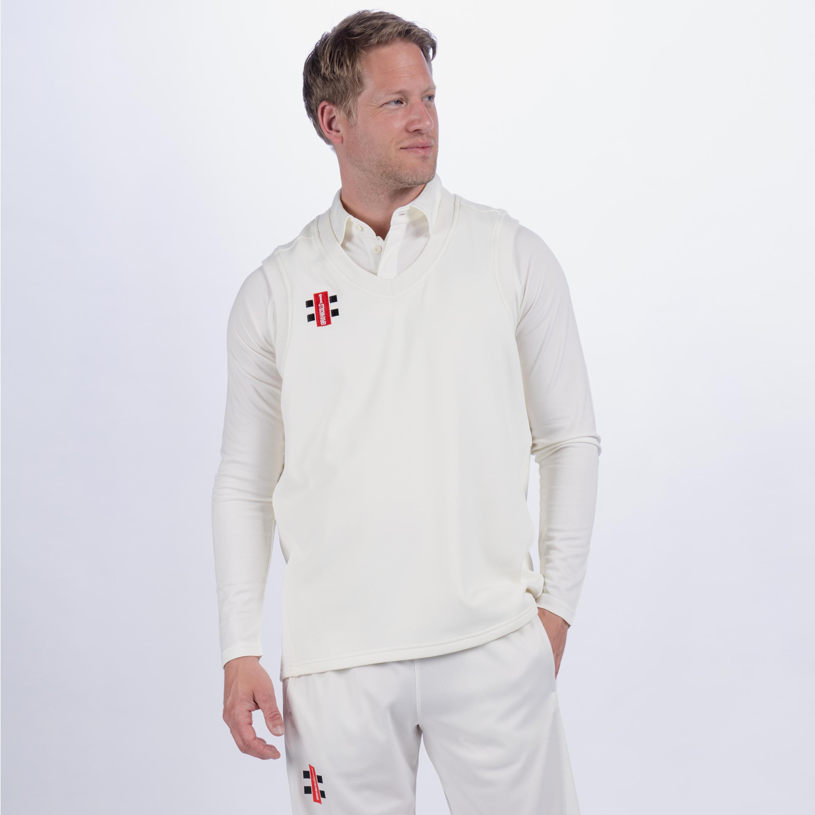 Gray-Nicolls Pro Performance Slipover - Ivory (2023) - Gray-Nicolls Pro Performance Slipover - Ivory (2023) - Gray-Nicolls Pro P