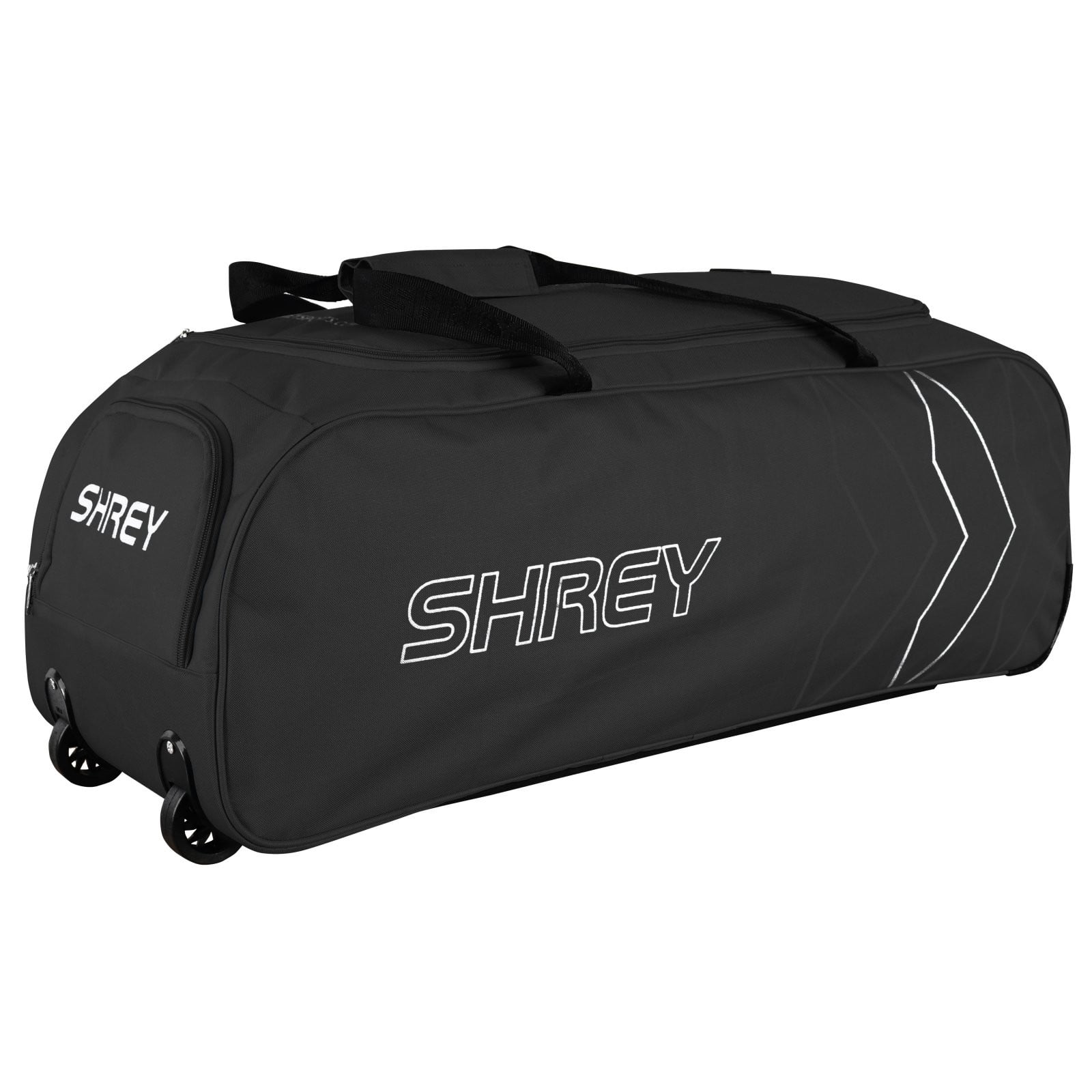 Shrey Ryder Wheelie - Black (2027) - Shrey Ryder Wheelie - Black (2023)