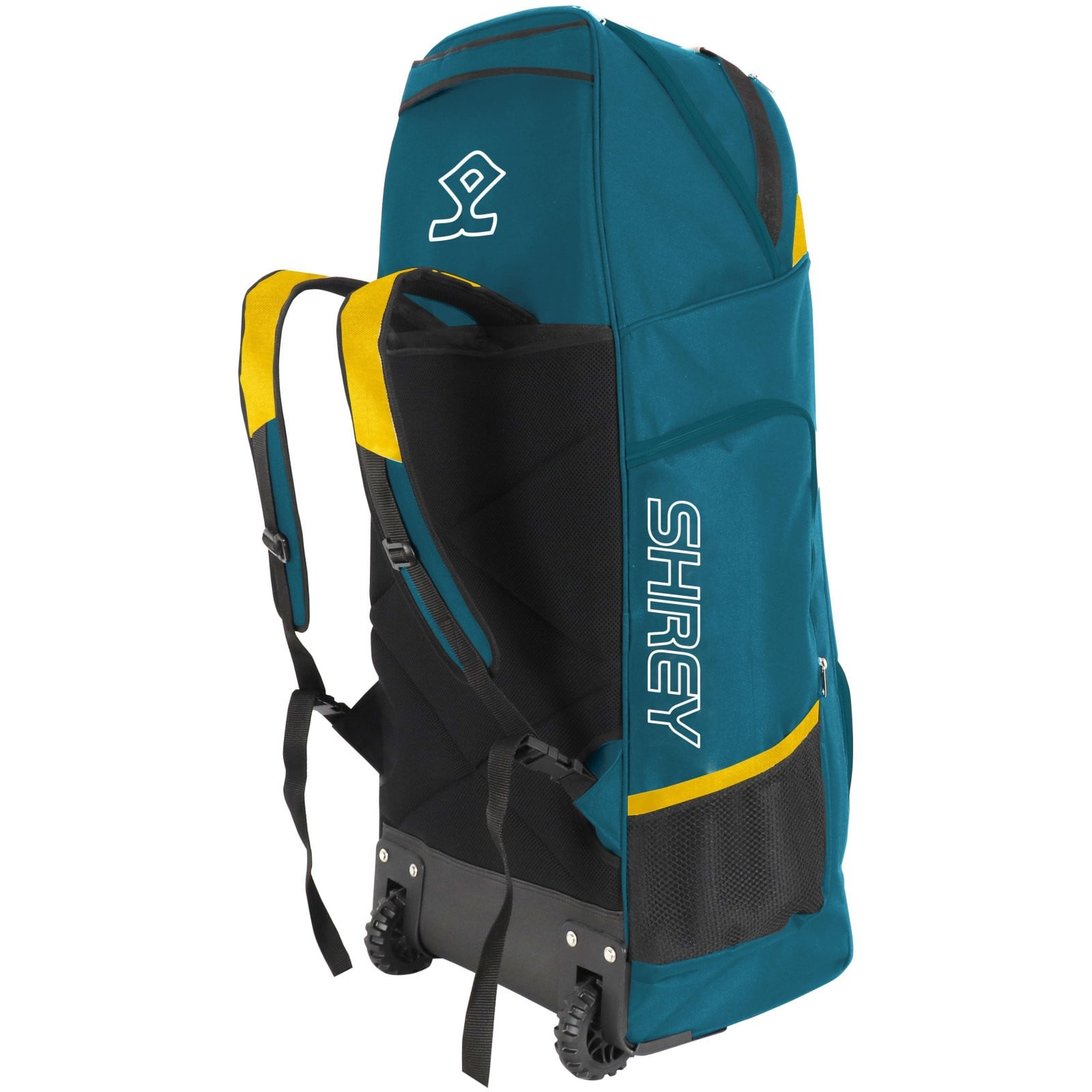 Shrey Elite Duffle Wheelie - Teal/Gold (2026) - Shrey Elite Duffle Wheelie - Teal/Gold (2026) - Shrey Elite Duffle Wheelie - Tea