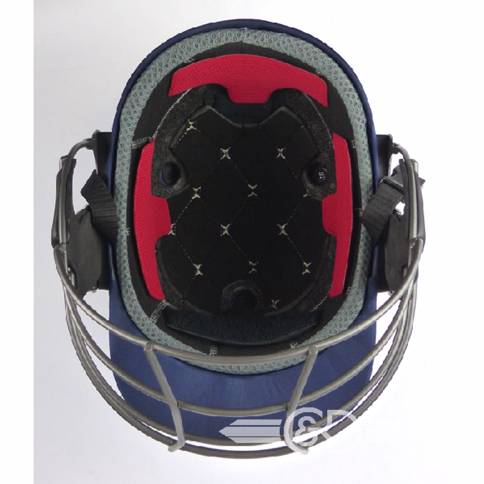 C&D The Balance Senior Cricket Helmet - Navy - Alternate Angle