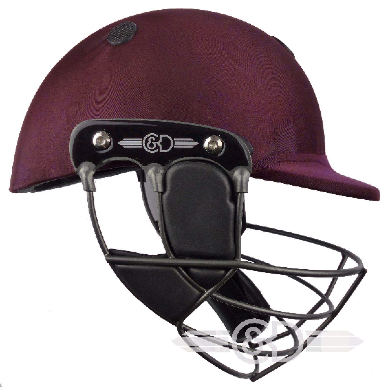 C&D The Balance Junior Cricket Helmet - Maroon - Image 1 of 3