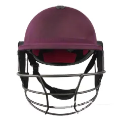 C&D The Balance Junior Cricket Helmet - Maroon - Side View