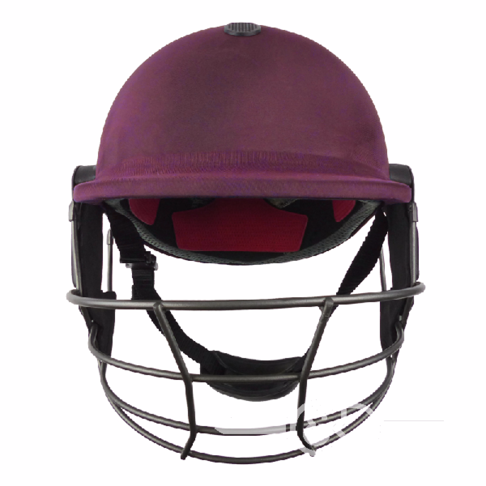 C&D The Balance Junior Cricket Helmet - Maroon - Side View