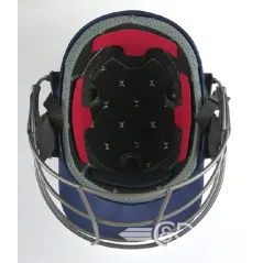 C&D The Balance Junior Cricket Helmet - Maroon - Back View