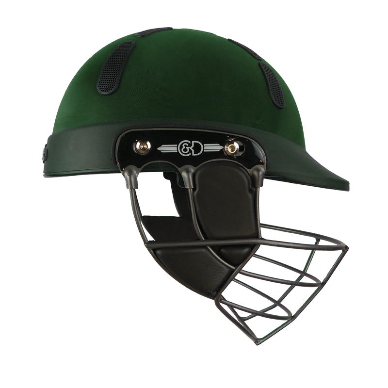 🔥 C&D The Albion Z Titanium Senior Cricket Helmet Green Next Day
