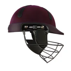 C&D The Albion Z Titanium Senior Cricket Helmet - Maroon