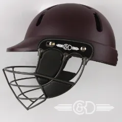 C&D The Albion Titanium Senior Cricket Helmet - Maroon - C&D The Albion Titanium Senior Cricket Helmet - Maroon - C&D The Albion