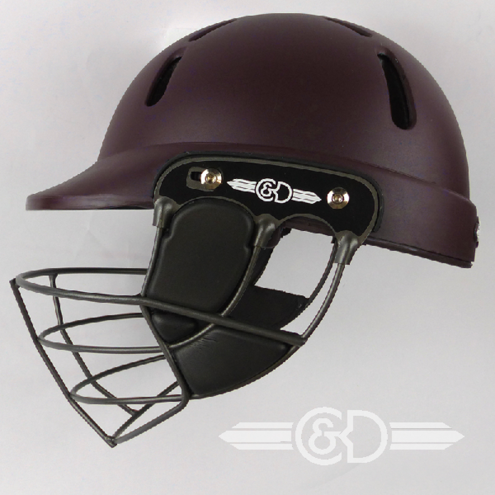 C&D The Albion Titanium Senior Cricket Helmet - Maroon - C&D The Albion Titanium Senior Cricket Helmet - Maroon - C&D The Albion Titanium Senior Cricket Helmet - Maroon - C&D The Albion