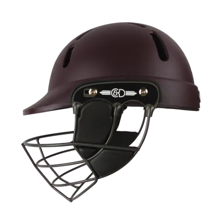 C&D The Albion Titanium Senior Cricket Helmet - Maroon - C&D The Albion Titanium Senior Cricket Helmet - Maroon - C&D The Albion