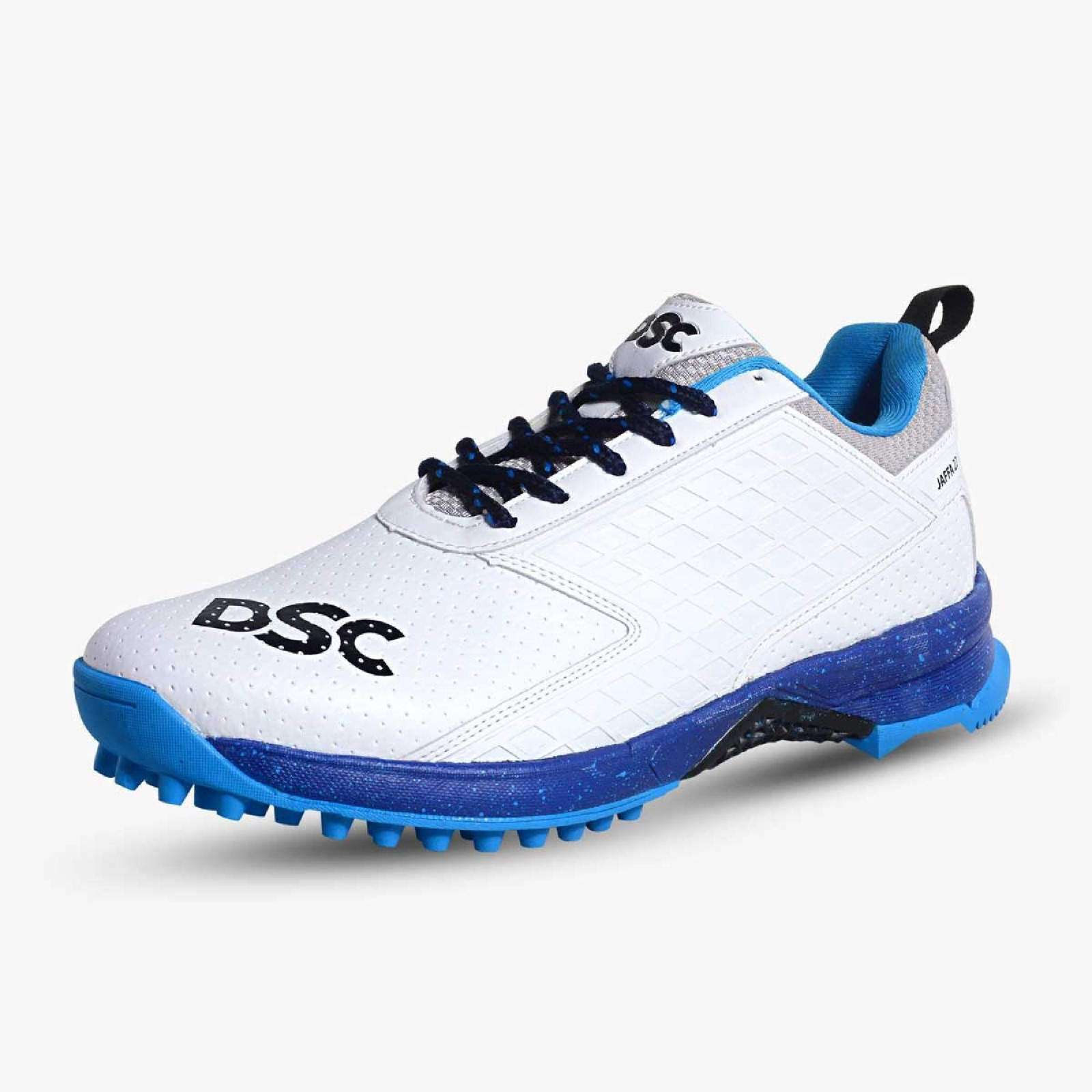 DSC Jaffa 22 Junior Rubber Cricket Shoes - White/Navy (2024) - DSC Jaffa 22 Junior Rubber Cricket Shoes - White/Navy (2024) - DSC Jaffa 22 Junior Rubber Cricket Shoes - White/Navy (2024) - DS