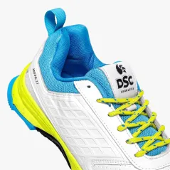 DSC Jaffa 22 Junior Rubber Cricket Shoes - White/Yellow (2024) - DSC Jaffa 22 Junior Rubber Cricket Shoes - White/Yellow (2024) 