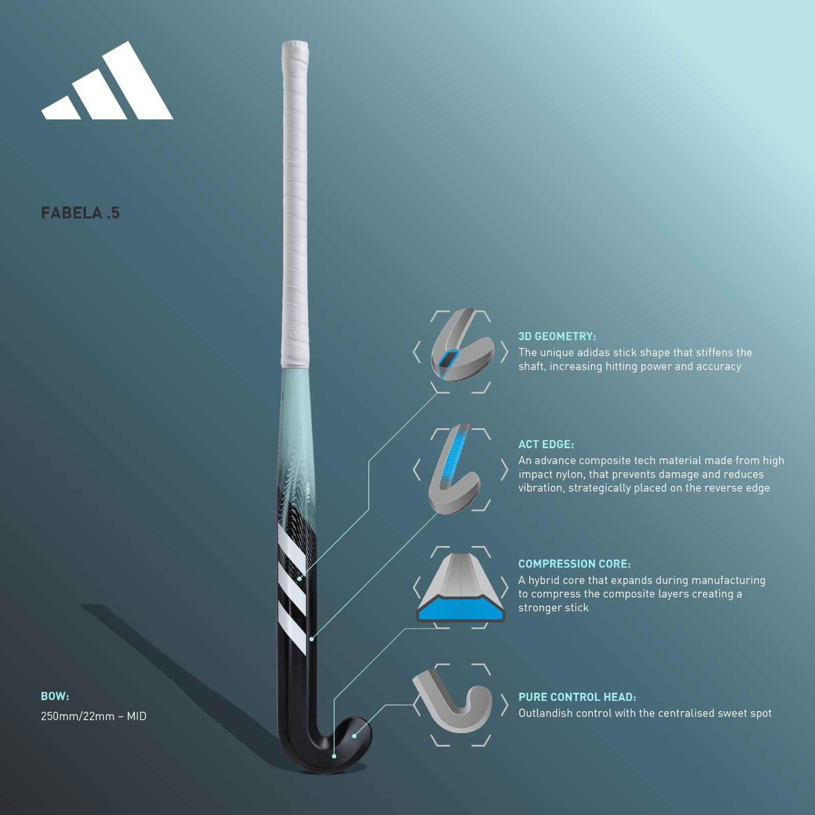 Adidas Fabela .5 Hockey Stick (2023/24) - Adidas Fabela .5 Hockey Stick (2023/24) - Adidas Fabela .5 Hockey Stick (2023/24) - Adidas Fabela .5 Hockey Stick (2023/24) - Ad