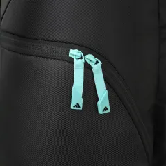 Adidas VS .6 Stick Bag - Black/Aqua (2023/24) - Back View