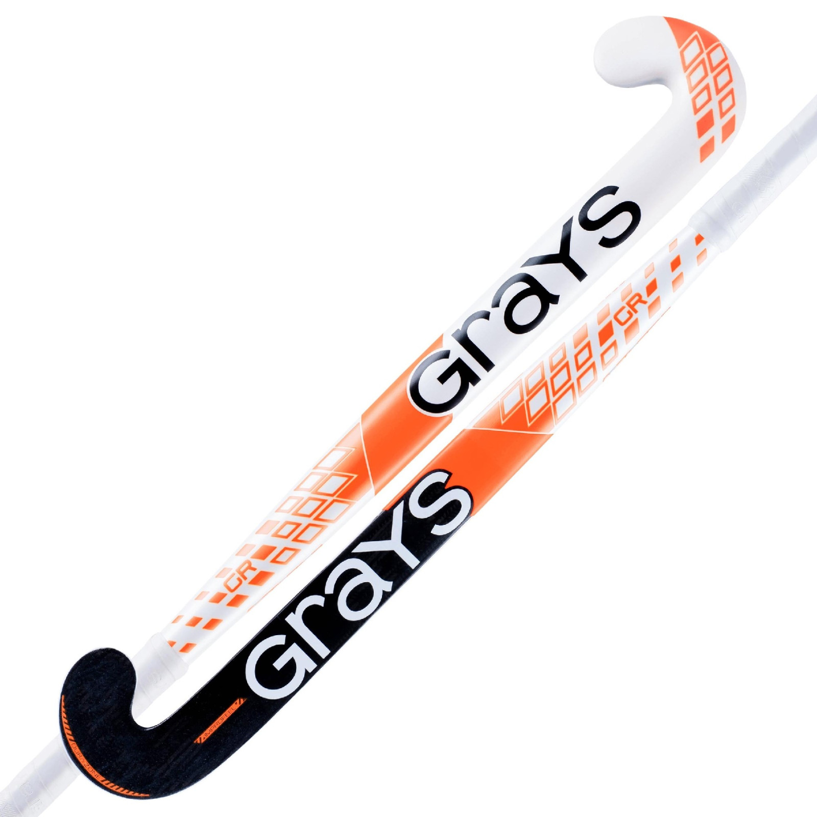 Grays GR6000 Probow Hockey Stick - White/Orange (2024/25) - Grays GR6000 Probow Hockey Stick - White/Orange (2024/25) - Grays GR