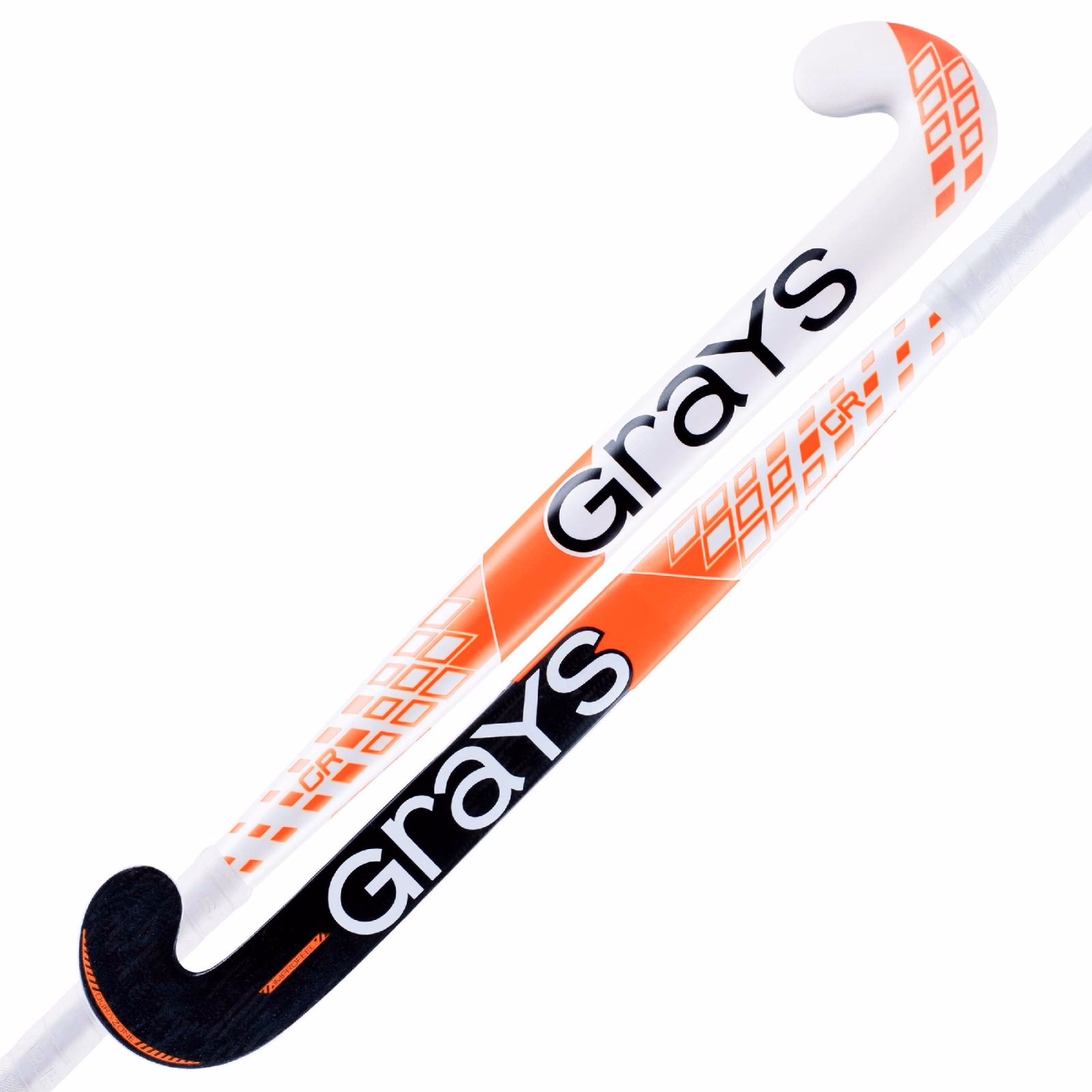 Grays GR6000 Probow Hockeyschläger - Weiß/Orange (2024/25) - Grays GR6000 Probow Hockeyschläger - Weiß/Orange (2024/25) - Grays 