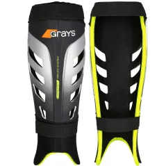 🔥 Grays G800 Hockey Shinguards - Black/Fluo Yellow (2023/24) | Next Day Delivery 🔥